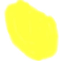 gelber Farbfleck